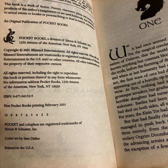 World of Warcraft Day Of The Dragon And Lord of the Clans Paperback Lot of (2) - Picture 8 of 8